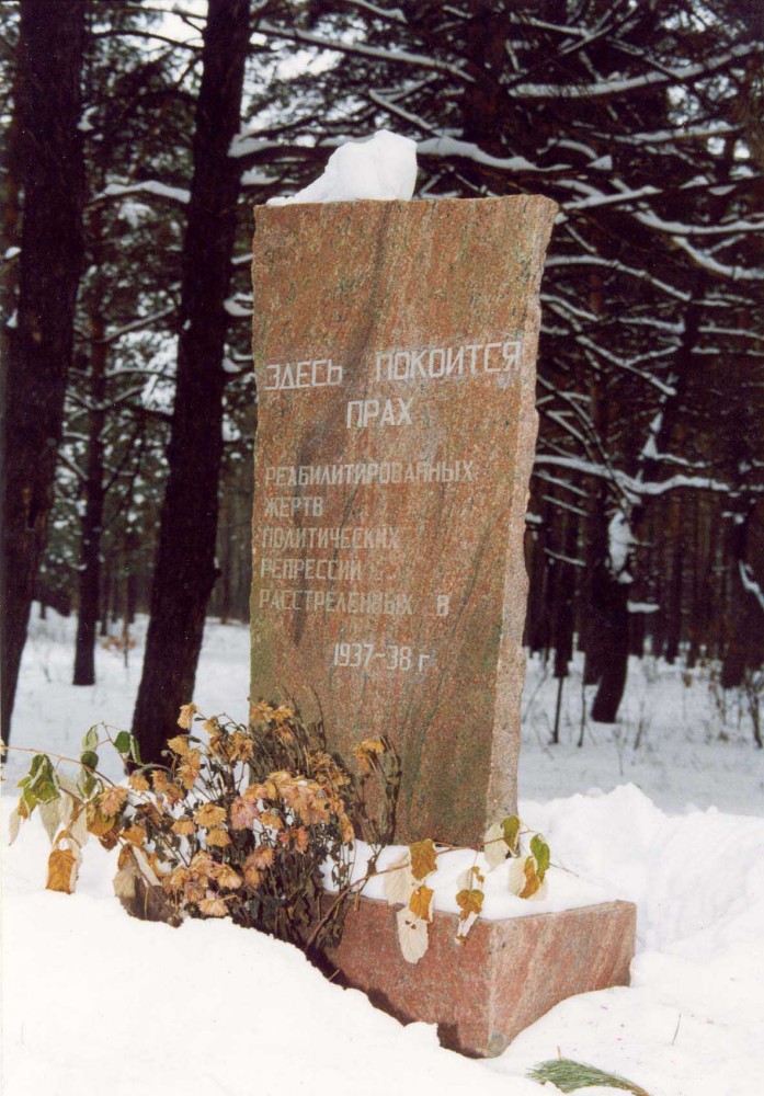 Номер фотографии 1 : Памятник жертвам политических репрессий : урочище Солянка (5 км от г. Курск) : фотограф К. Крупенин