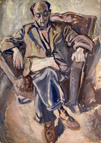 Борис Эрбштейн. Портрет мужчины в кресле (О.Я. Ремез?)